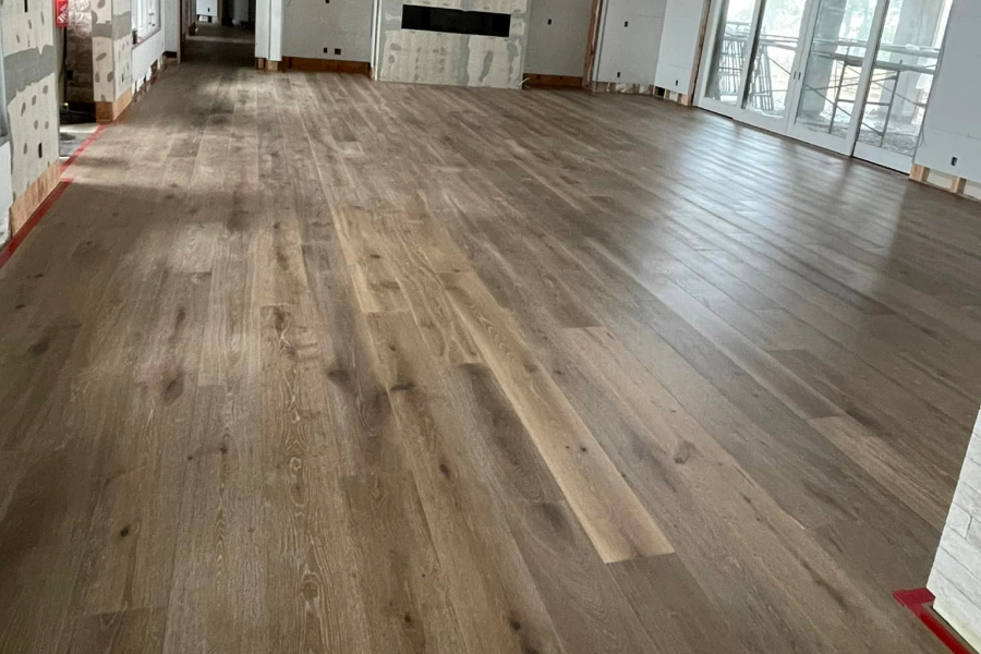 service flooring installation work